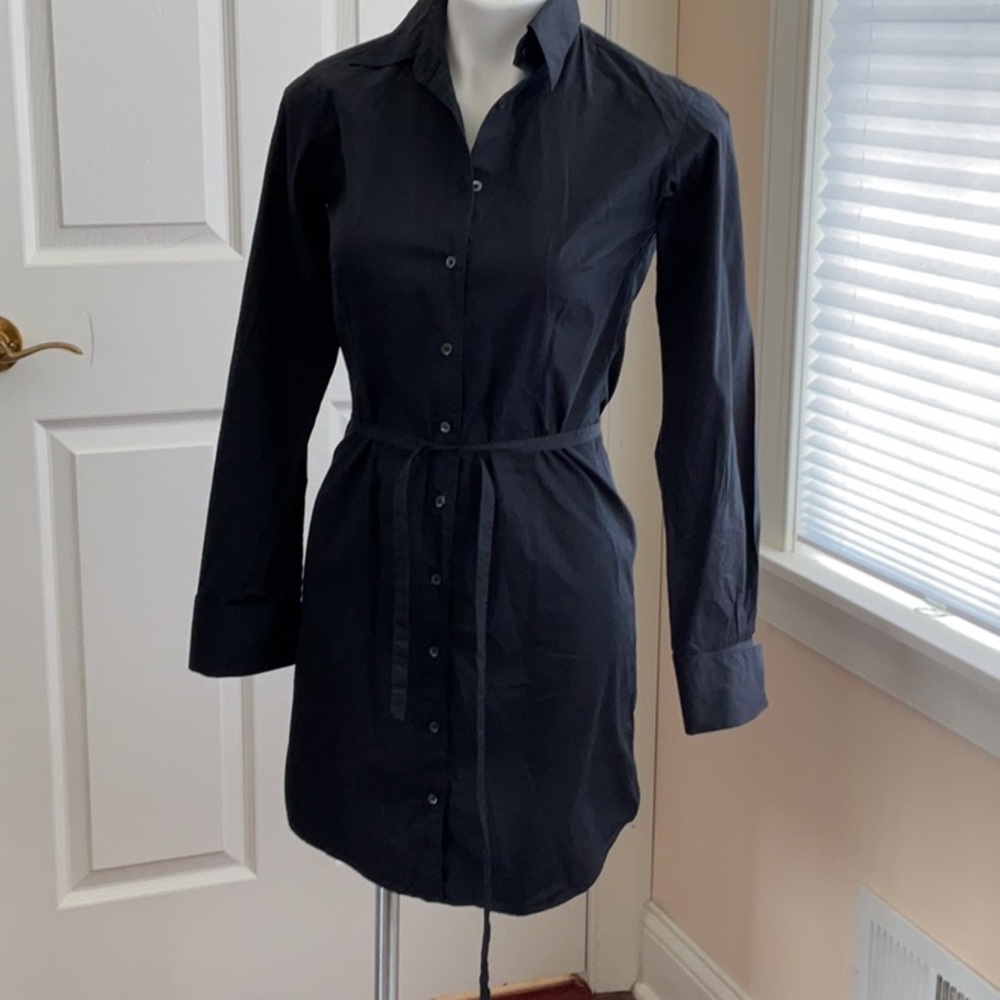 GAP Black Mini Shirt Dress